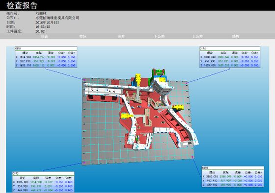 checking fixture for INNER PANEL ASSY SIDE WALL BEH RH 