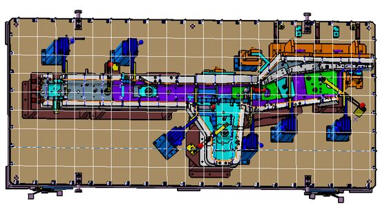 checking fixture for Nissan EXT ASSY-SILL LH