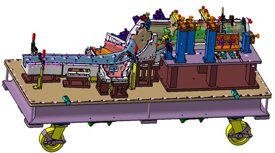 checking fixture for GAAC A5H FRT RAIL RH