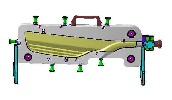 checking fixture for Honda 2SIDE TRIM BEHIND LHRH