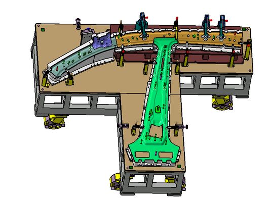 Checking fixture for INNER PANEL ASSY SIDE WALL BEH RHPANEL ASSY FR SIDE WALL INR