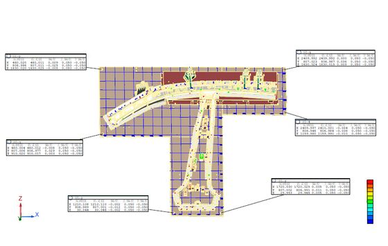 Checking fixture for INNER PANEL ASSY SIDE WALL BEH RHPANEL ASSY FR SIDE WALL INR
