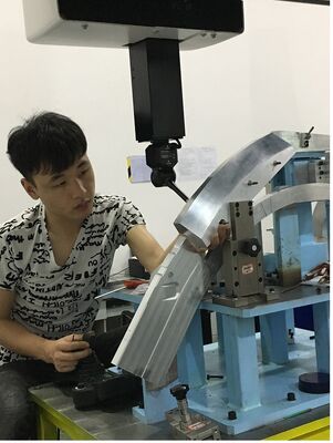 CHECKING FIXTURE FOR BRACKET AIR CONDITIONING MOUNTING