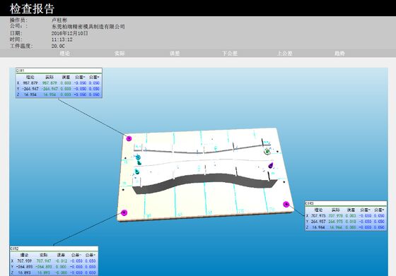 Checking fixture for BRACE FR FLOOR