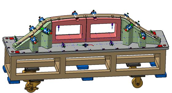 checking fixture for Grille trim